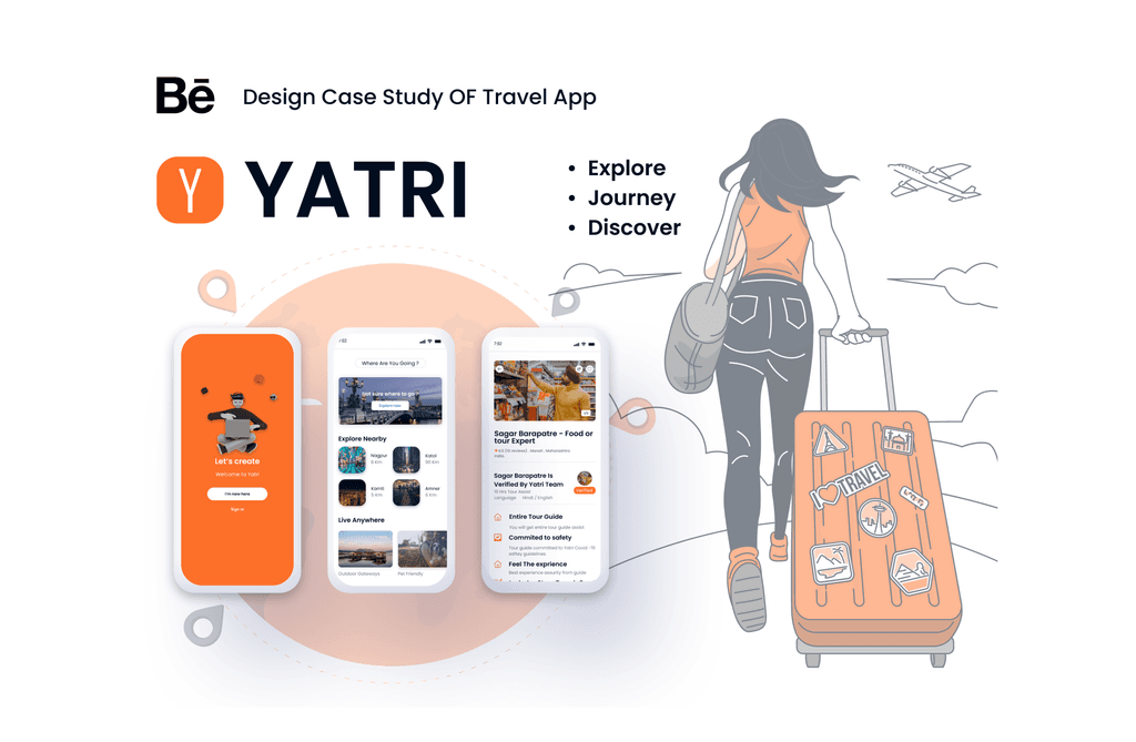 Yatri travel app screens